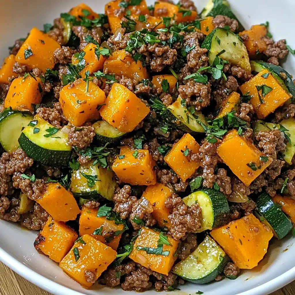 Ground Beef Zucchini Sweet Potato Skillet Recipe 4 Ground Beef Zucchini Sweet Potato Skillet Recipe - Recipe Image