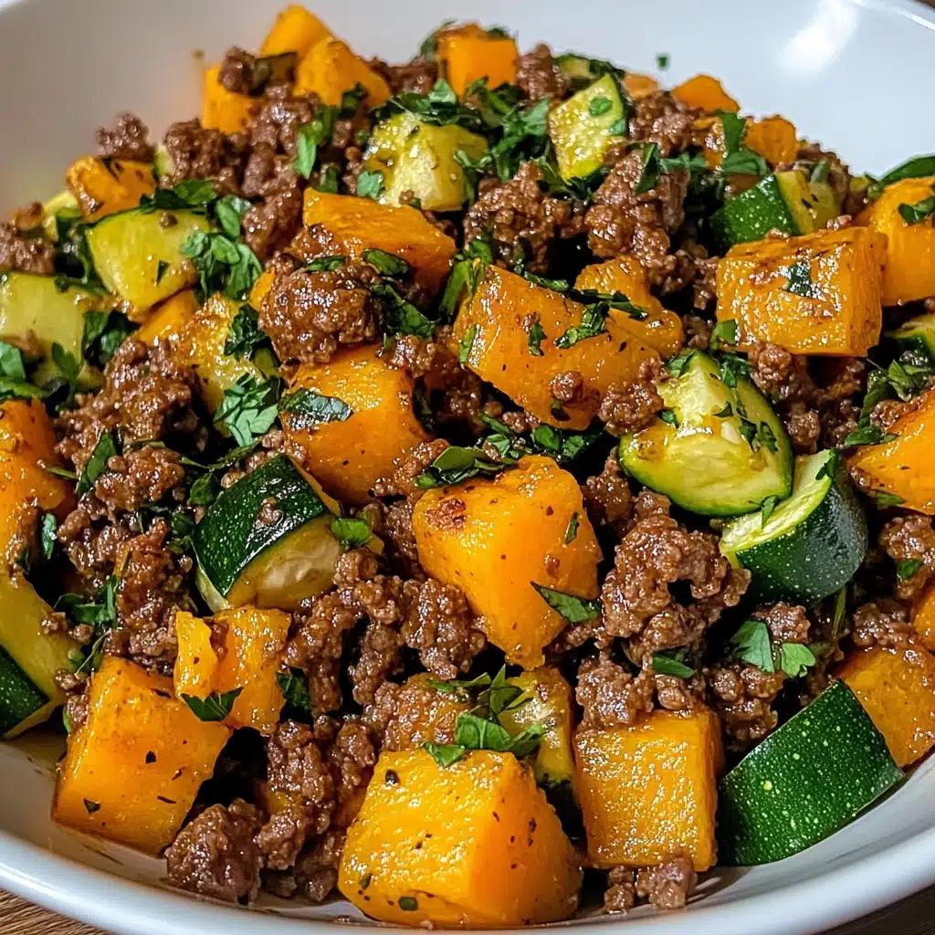 Ground Beef Zucchini Sweet Potato Skillet Recipe 5 Ground Beef Zucchini Sweet Potato Skillet Recipe - Recipe Image