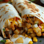 Cheesy Potato Burritos Delight