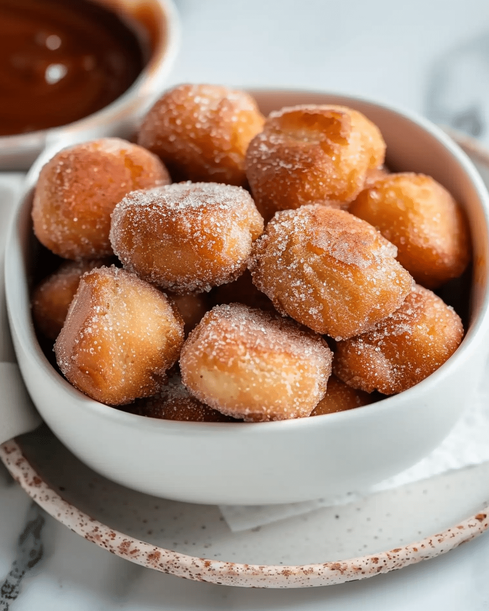 Sweet Air Fryer Churro Bites Recipe