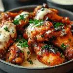 Spicy Alfredo Chicken Wings Delight