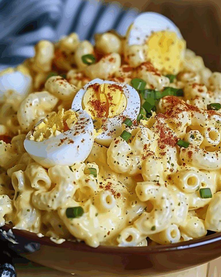 Deviled Egg Macaroni Salad