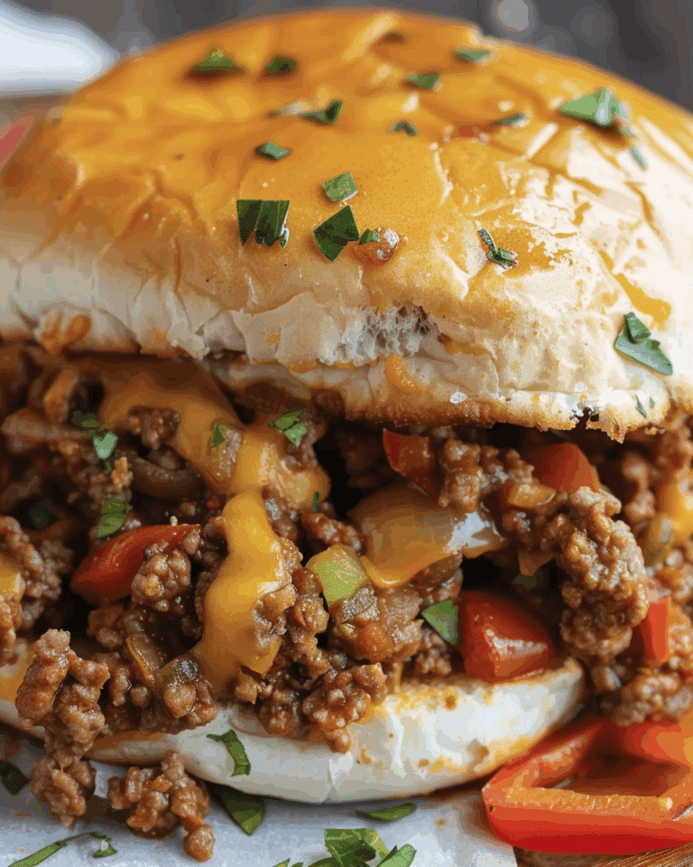 Philly Cheesesteak Sloppy Joes