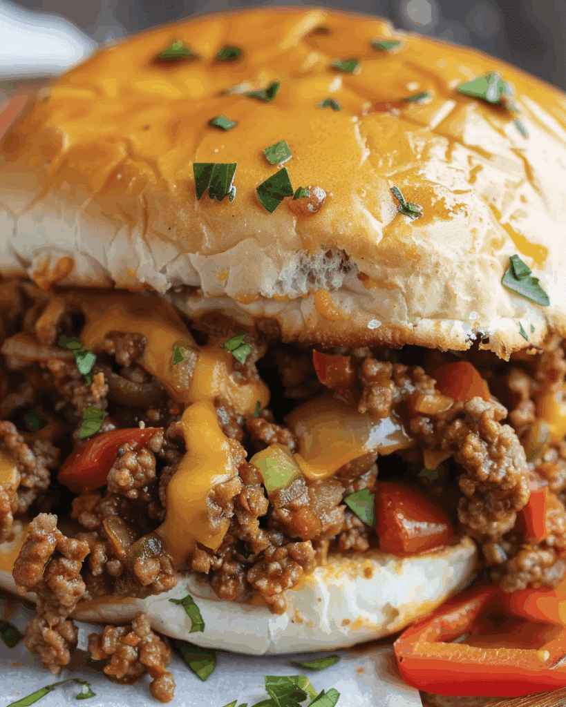 Philly Cheesesteak Sloppy Joes