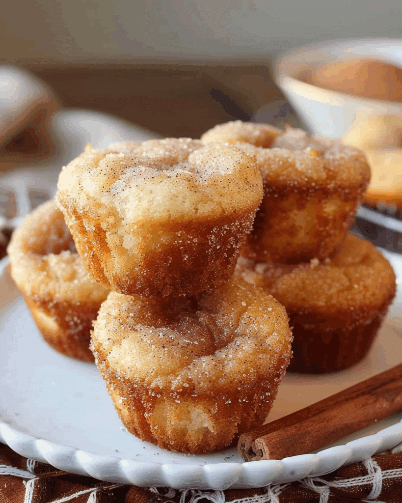 Keto Mini Cinnamon Sugar Muffins