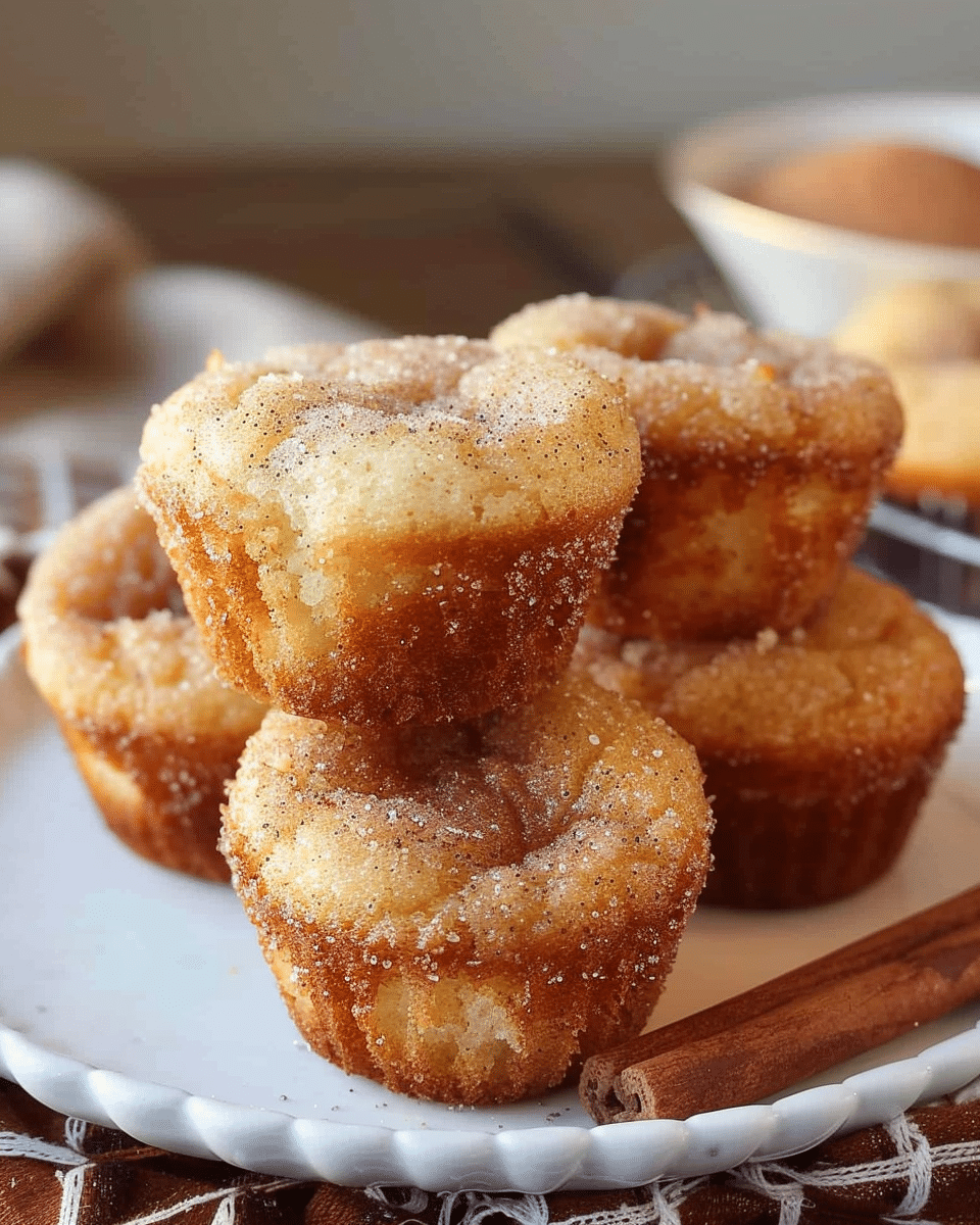Keto Mini Cinnamon Sugar Muffins