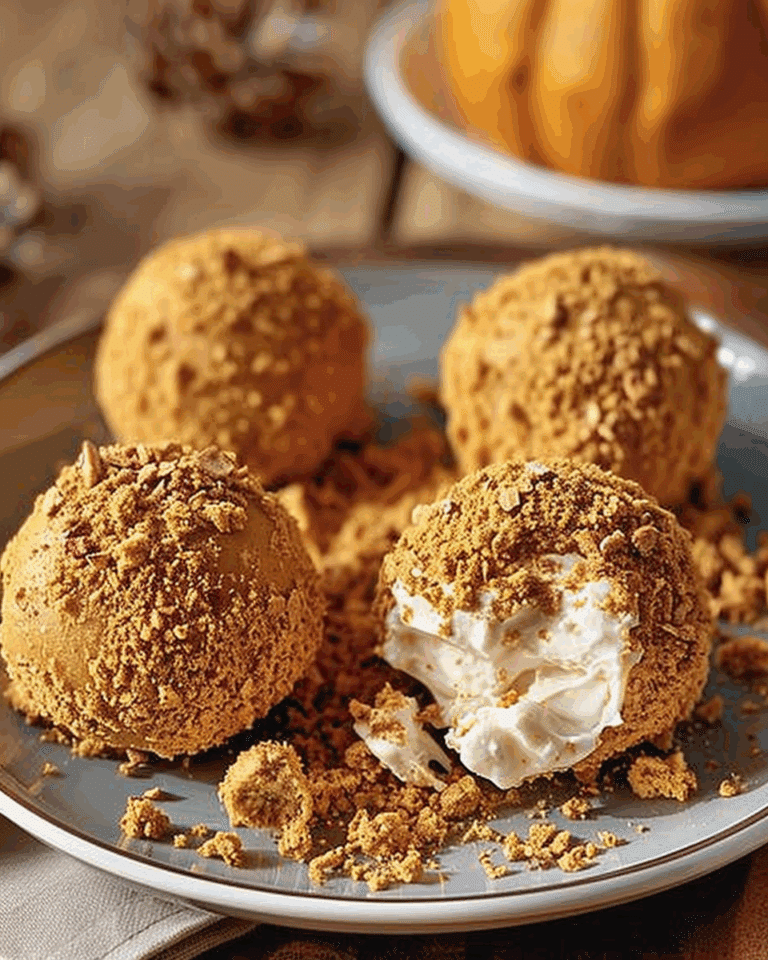 No-Bake Pumpkin Cheesecake Balls