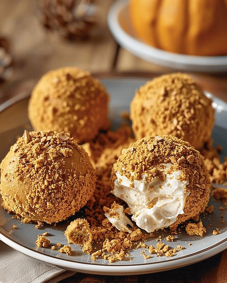 No-Bake Pumpkin Cheesecake Balls