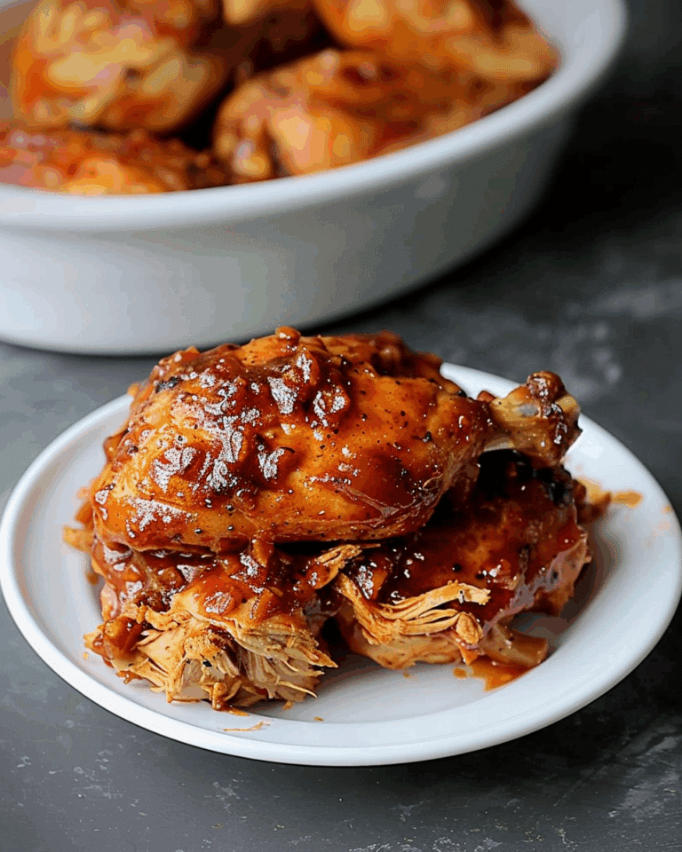 The Best Crockpot BBQ Chicken