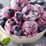 Frozen Blueberry Yogurt Drops