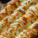 Homemade Cheesy Breadsticks