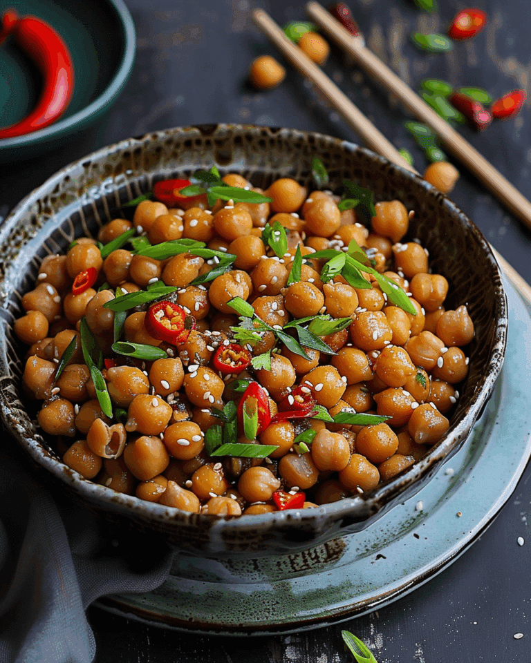 Mongolian Chickpeas
