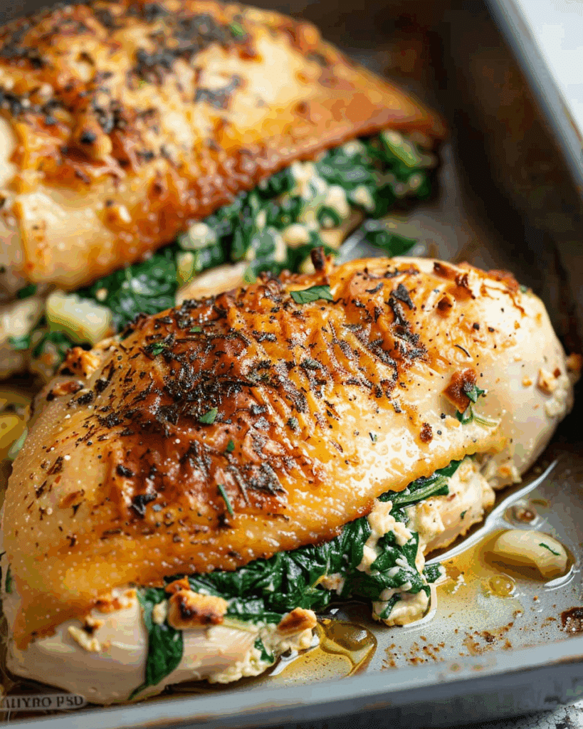 Spinach Stuffed Chicken