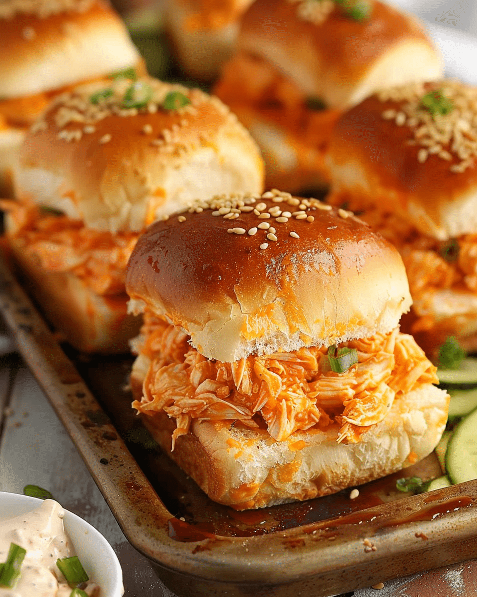 Buffalo Chicken Sliders