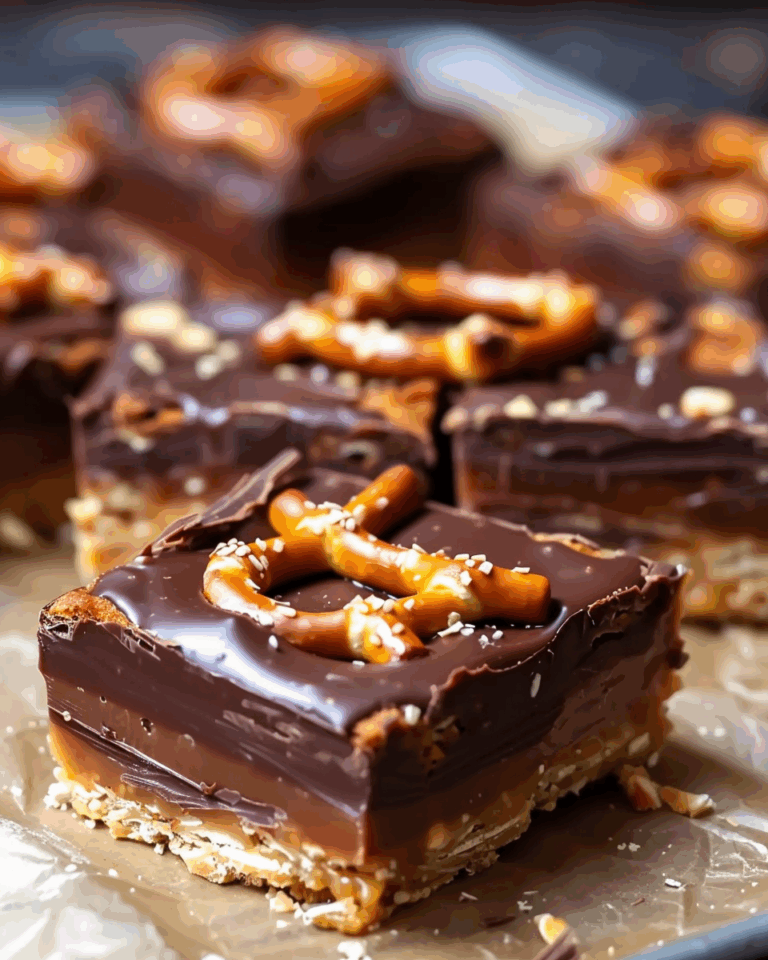 Chocolate Caramel Peanut Butter Pretzel Bars