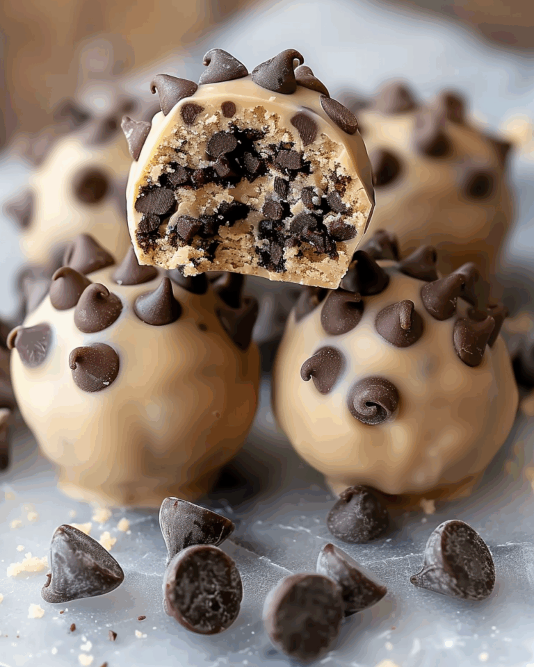 Chocolate Chip Cookie Dough Truffles