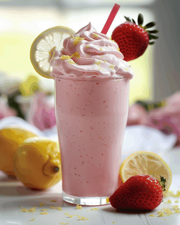 Strawberry Frosted Lemonade