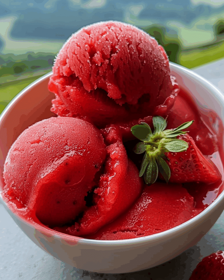 Strawberry Sorbet