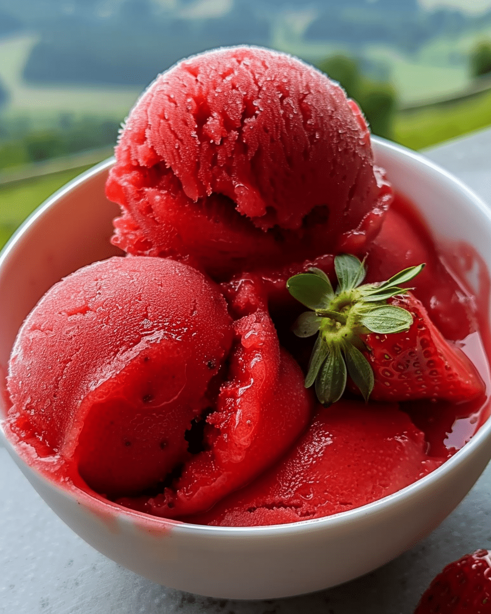 Strawberry Sorbet