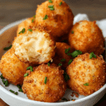 Air Fryer Cheesy Mashed Potato Ball