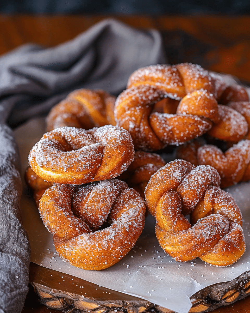 Cinnamon Sugar Twist Donuts
