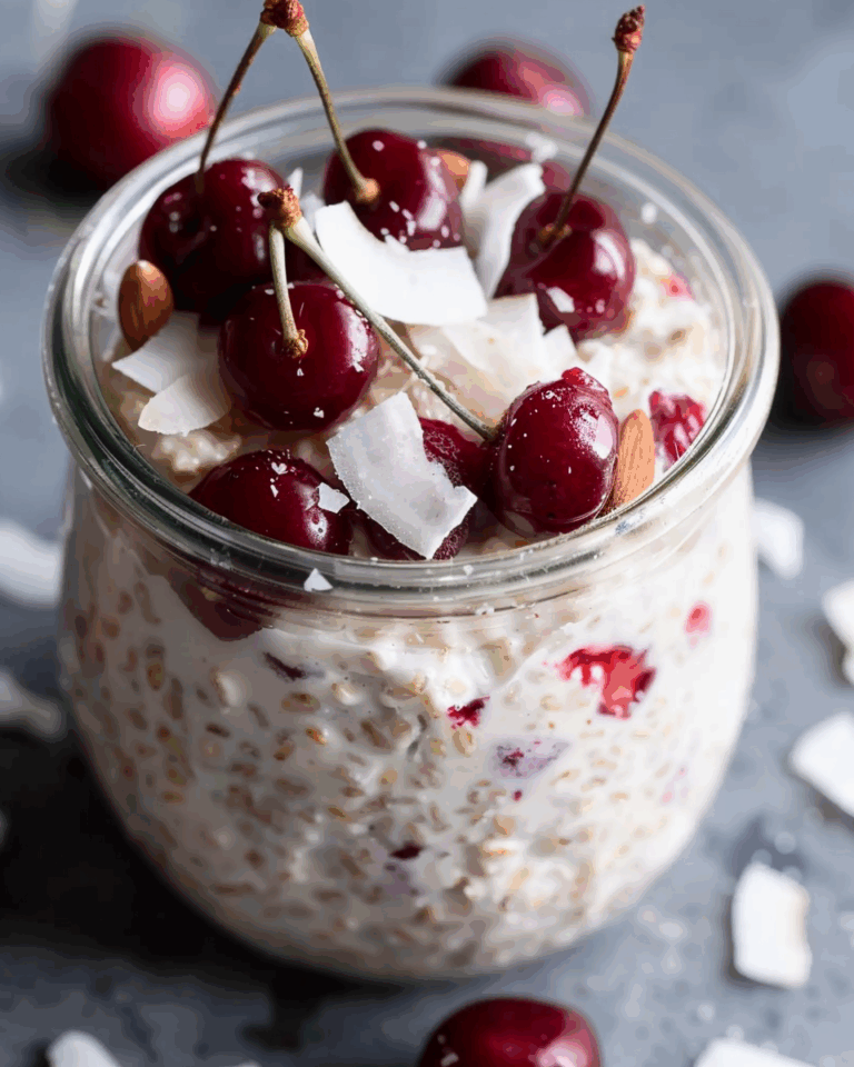 Cherry Coconut Overnight Oats