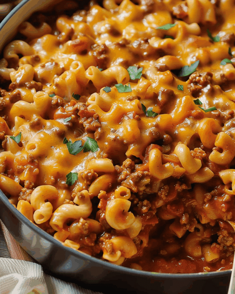 Coney Chili Mac Casserole