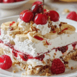 No-Bake Banana Split Cake