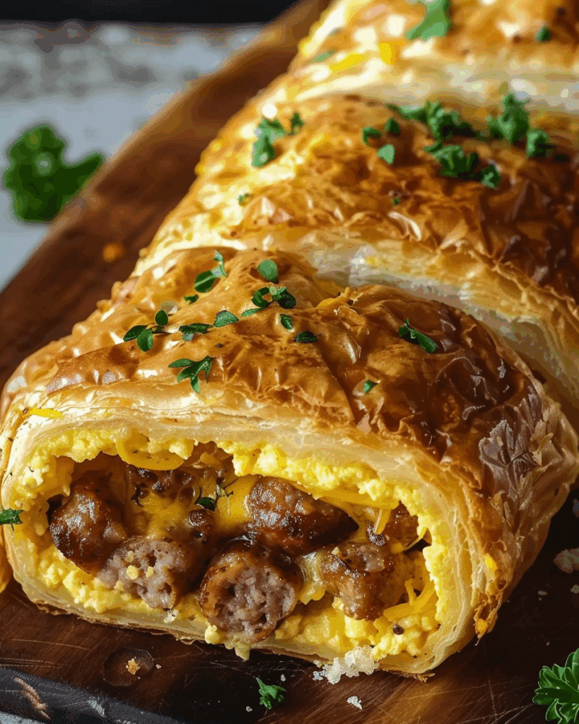 Sausage Egg & Cheese Roll-Ups