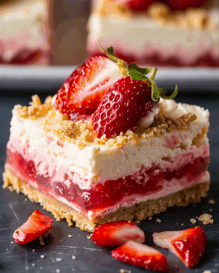 Strawberry Rhubarb Cheesecake Bars