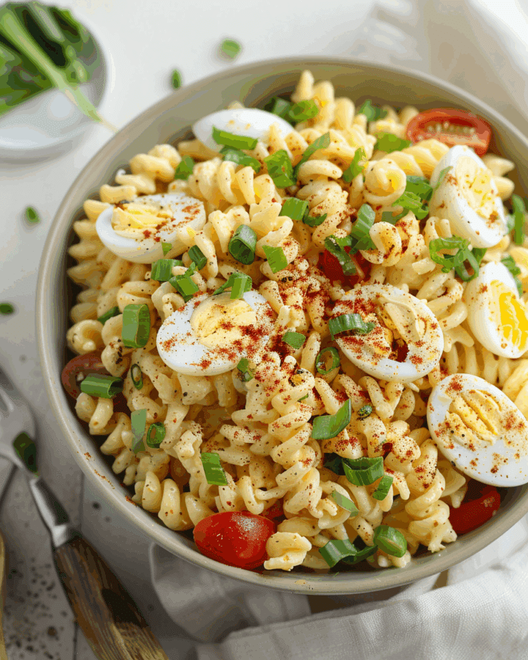 Deviled Egg Pasta Salad