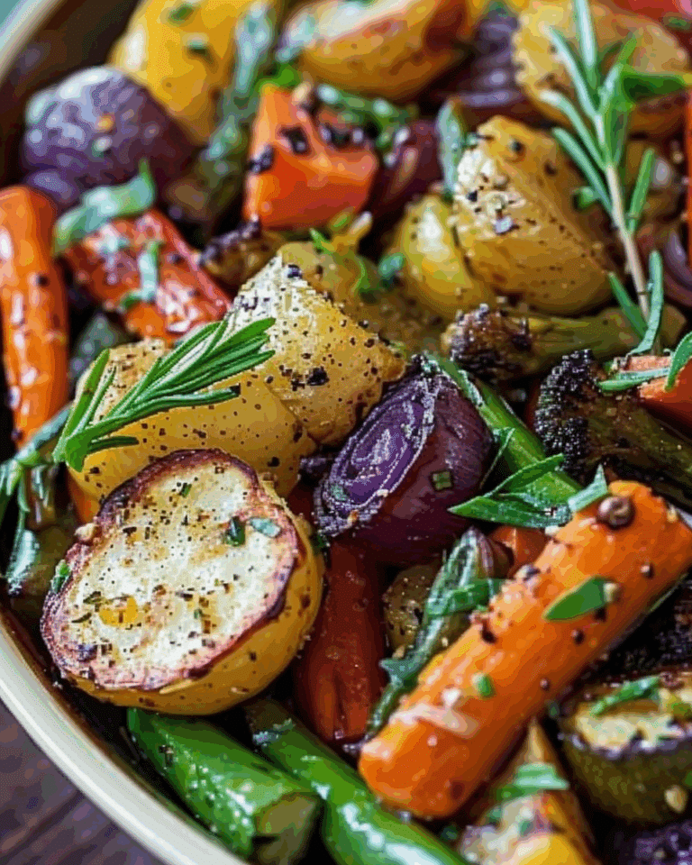 Garlic Herb Roasted Veggies