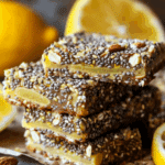Lemon Ginger Chia Bars