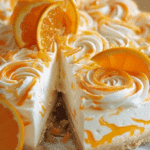 No-Bake Orange Creamsicle Cheesecake