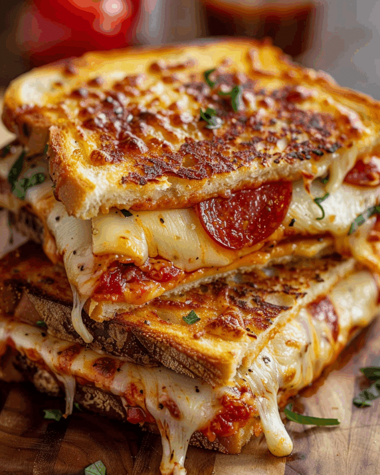 Pizza Grilled Cheese Sandwiches