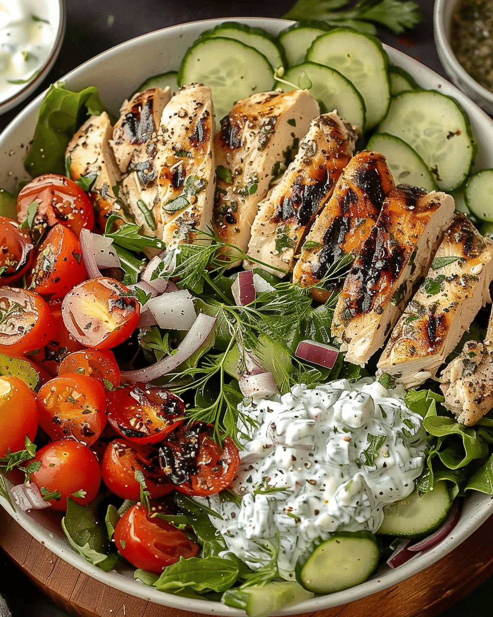 Tzatziki Chicken Salad