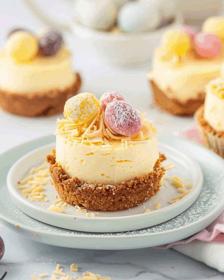 Mini Easter Cheesecakes
