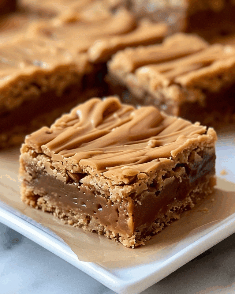 Peanut Butter Lunch Lady Cookie Bars