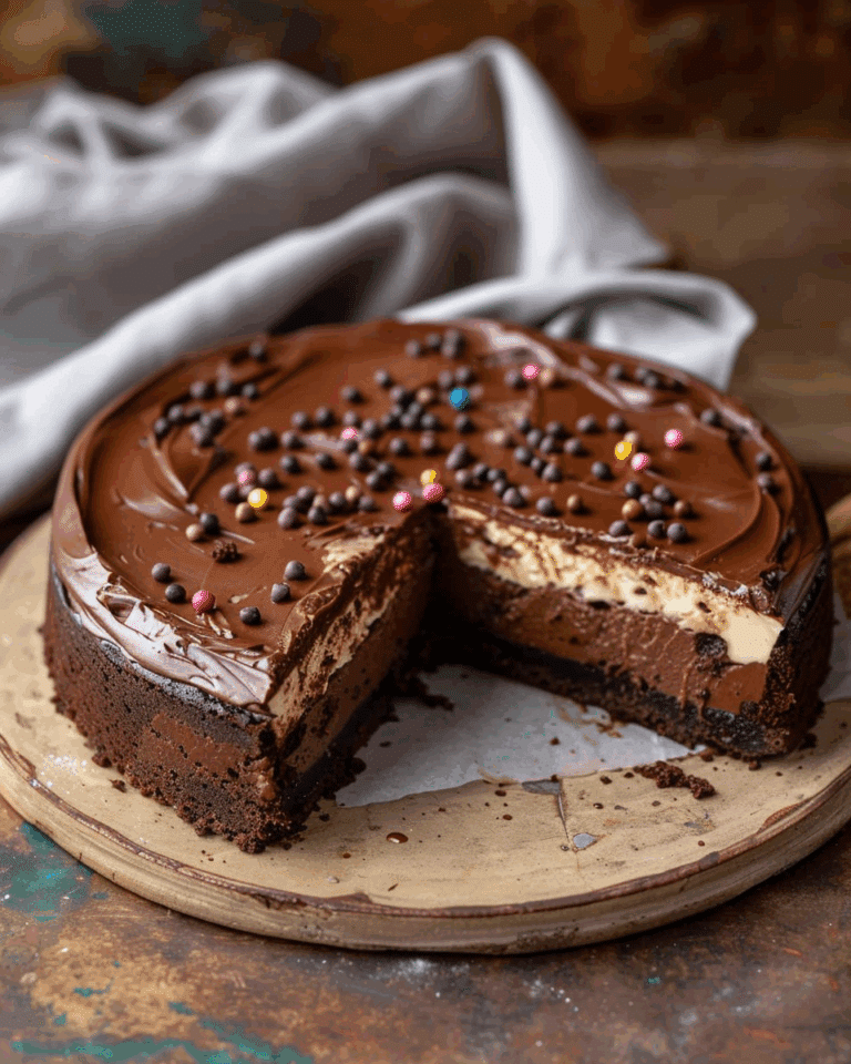 Cosmic Brownie Cheesecake