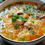 Cozy Chicken Vermicelli Soup Delight