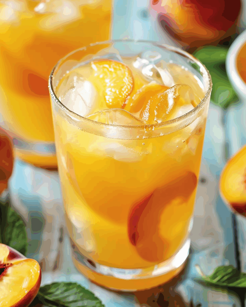 Refreshing Peach Lemonade