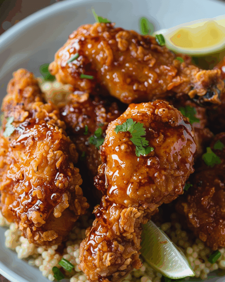 Baked Crunchy Hot Honey Chicken