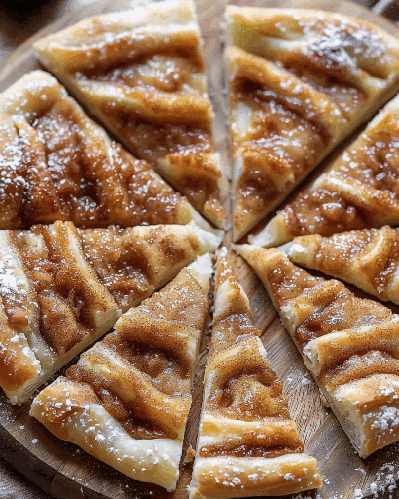 Cinnamon-Sugar Pizza Made With Crescent Rolls