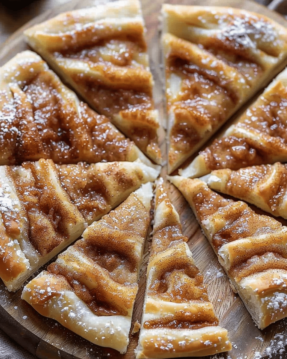 Cinnamon-Sugar Pizza Made With Crescent Rolls
