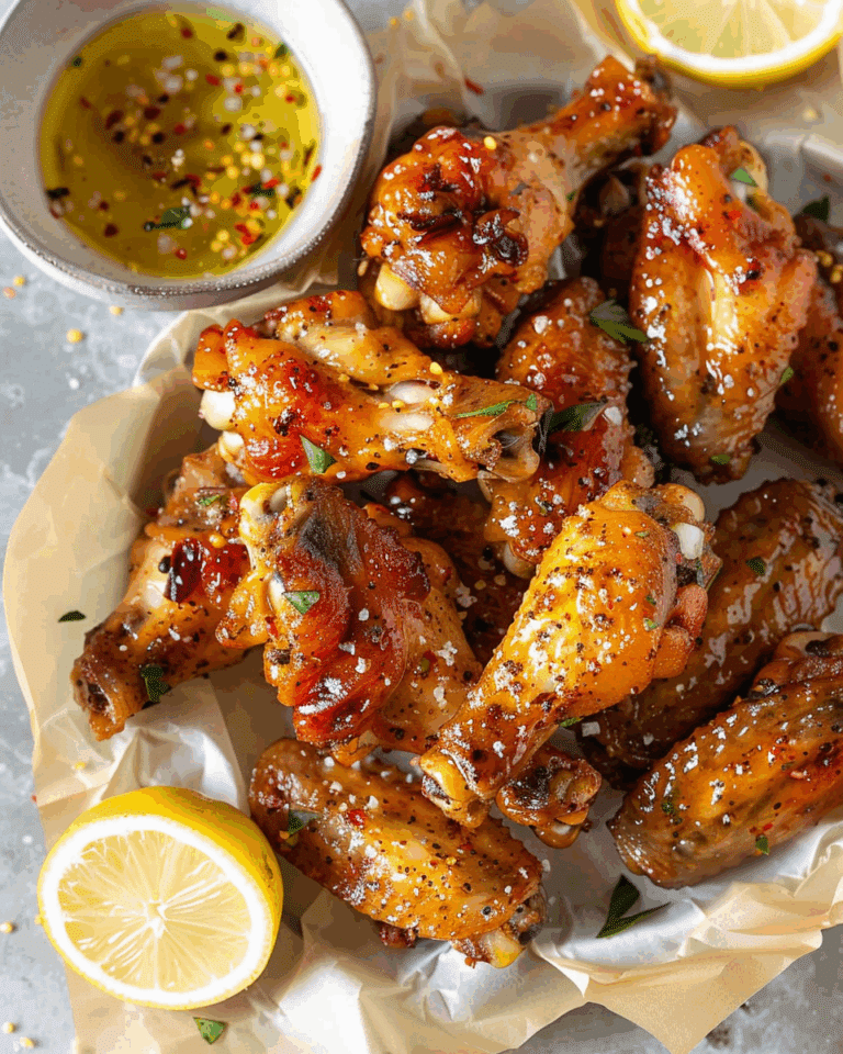 Honey Lemon Pepper Wings