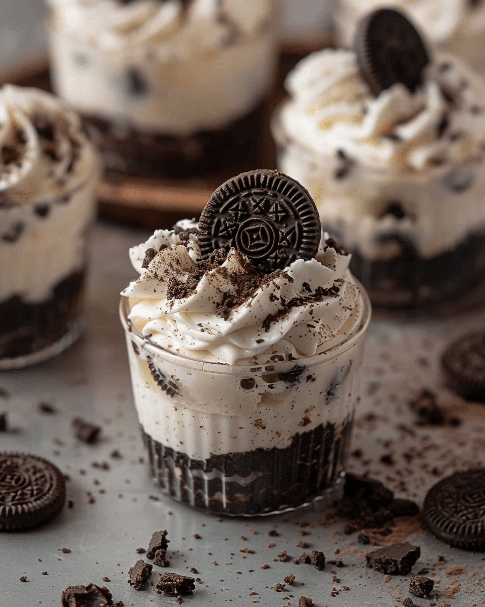 No-Bake Oreo Cheesecake Cups