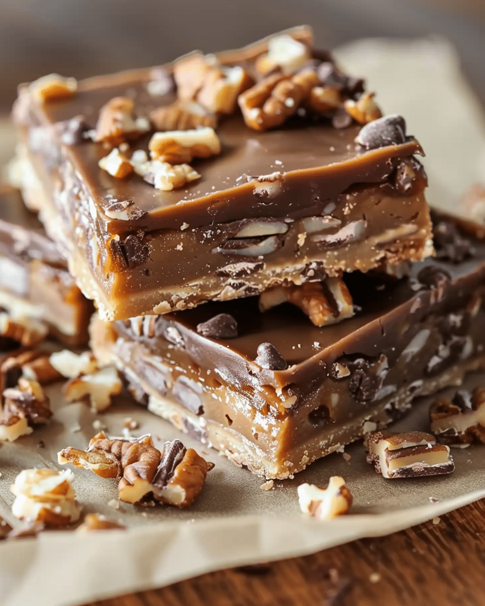 No-Bake Turtle Dream Bars