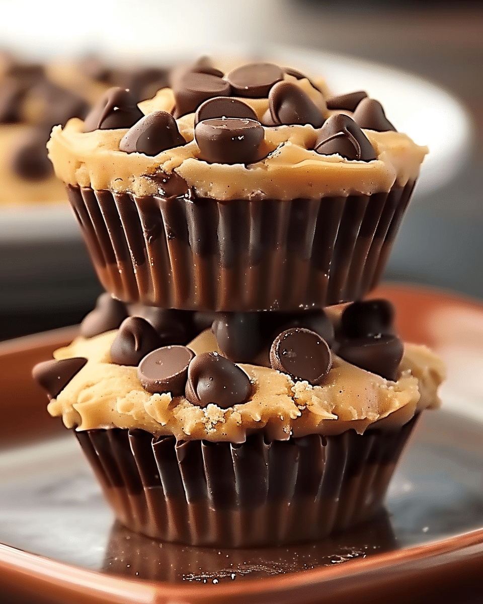 Peanut Butter Chocolate Chip Cookie Cups