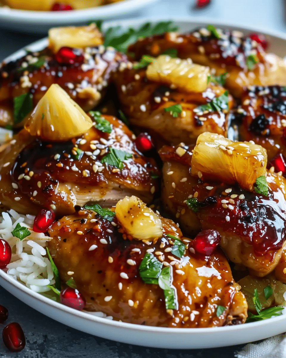 4-Ingredient Pineapple Chicken