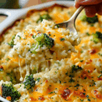Cheesy Broccoli Rice Casserole